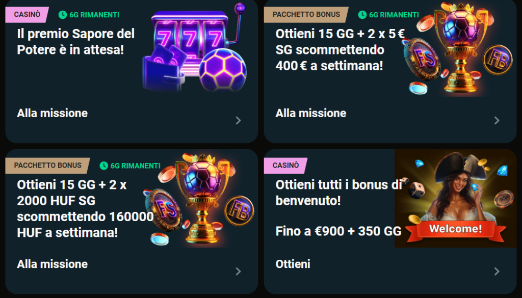 All bonuses at Royalsea