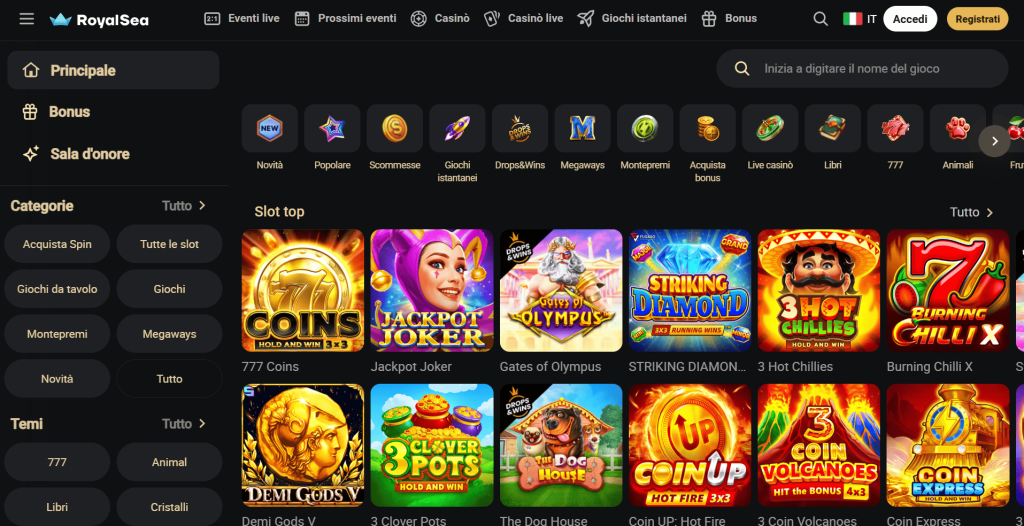 slots games at royalsea